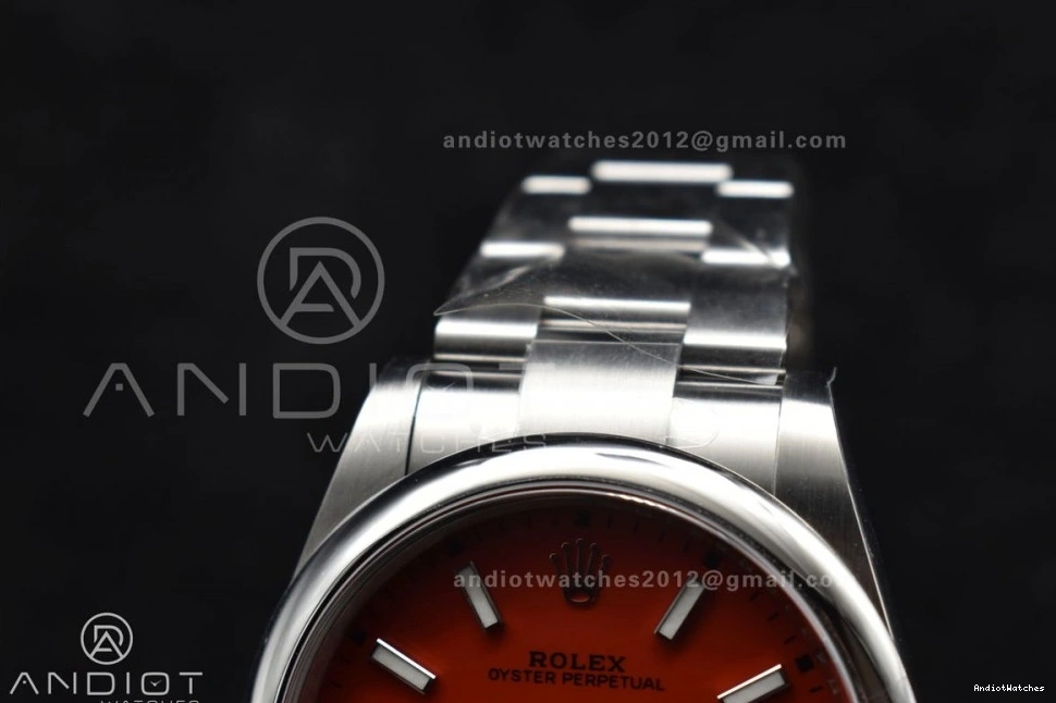 124300 Red Steel Edition Unisex Clean 41mm 904L Best Oyster 938 Perpetual VR 1:1 Dial 0712